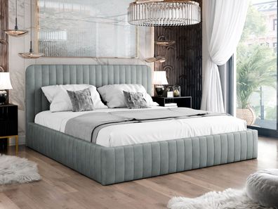 Polsterbett Caniko Doppelbett mit Bettkasten Stilvoll Schlafzimmer