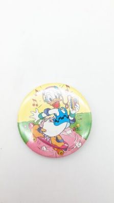 Vintage Pin Anstecknadel Donald Duck mit Walkman