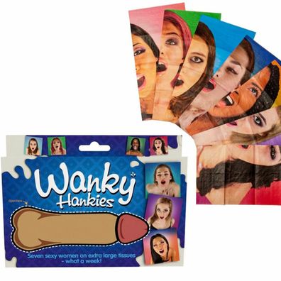 Spencer & Fleetwood - Wanky Hankies 7 Extra Large Taschentücher für Frauen