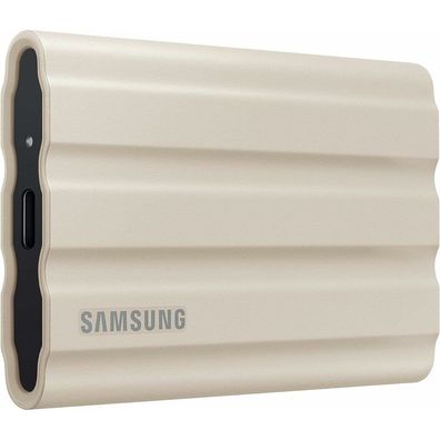 Portable SSD T7 Shield 1TB, Externe SSD, beige, USB-C3.2 Gen2 10Gbit/ s