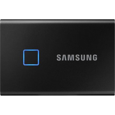 Portable SSD T7 Touch 1TB Externe SSD schwarz, USB-C3.2 Gen2 10Gbit/ s