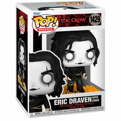 The Crow POP! Movies Vinyl Figur Eric w/ crow 9 cm