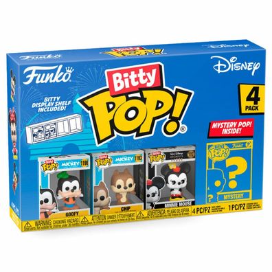 Disney Bitty POP! Vinyl Figuren 4er-Pack Goofy 2,5 cm