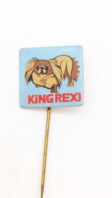 Vintage Pin Anstecknadel King Rexi