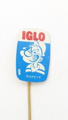 Vintage Pin Anstecknadel IGLO Popeye