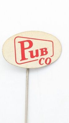 Vintage Pin Anstecknadel Pub Co.