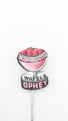 Vintage Pin Anstecknadel OPHEY Wafles Waffles