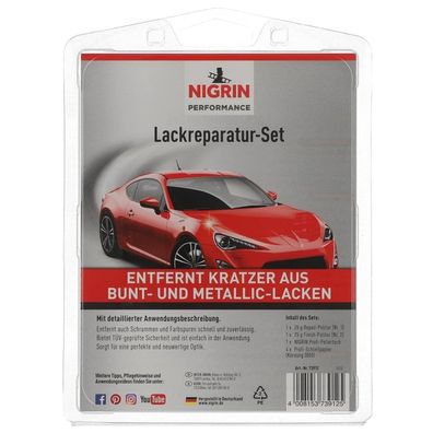 Nigrin LackReparatur Set KratzerEntferner Auto Reparieren Kratzer entfernen