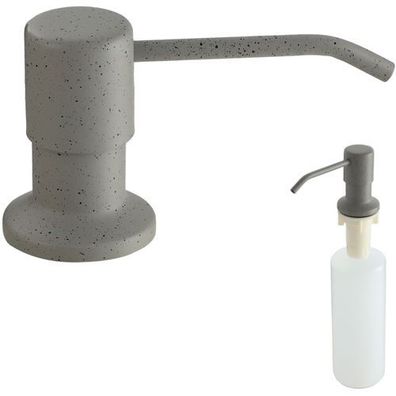 KADAX Spülmittelspender, Seifenspender in 4 Frabvarianten für Waschbeckeneinbau