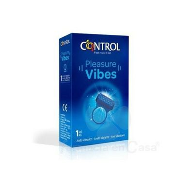 Control Pleasure Vibes Vibrationsring mit geprägten Punkten