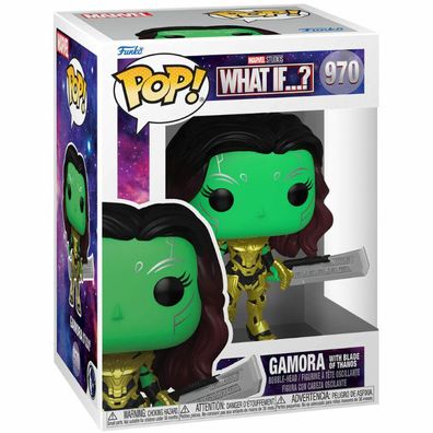 Funko POP Marvel: Was wäre wenn S3- Gamora mit Klinge von Thanos