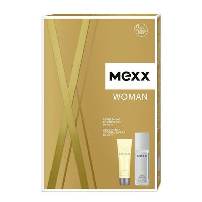 Mexx Woman Geschenkset (Deo-Zerstäuber 75ml + Duschgel 50ml)