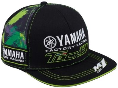 Tech 3 Camouflage Yamaha Snapback Cap - Factory Camo Caps Kappen Snapback Caps Mützen