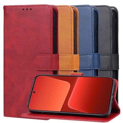 Handy Tasche für Xiaomi 14 Wallet Magnet Klappetui Schutzhülle Kartenfach Case