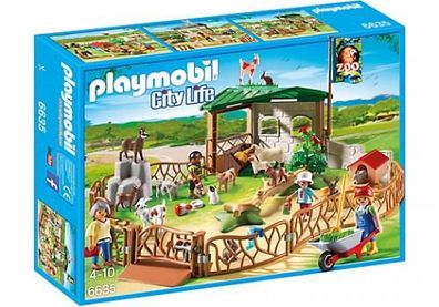 Playmobil 6635 - Children's Petting Zoo Building Kit - Playmobil - ...