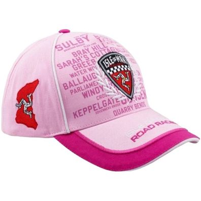 Isle Of Man Road Races Rosa Frauen Cap - Racing Caps Kappen Snapback Caps Mützen