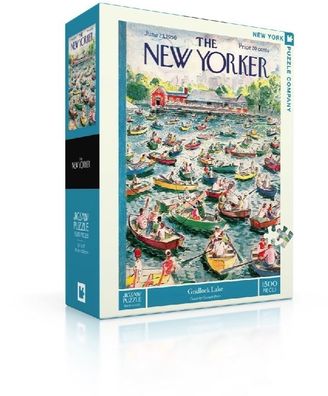 New York Puzzle Company Gridlock Lake 1500 stukjes