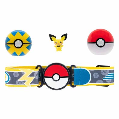 Pokémon Clip'n'Go Poké Gürtel Set Pokéball, Flottball & Pichu