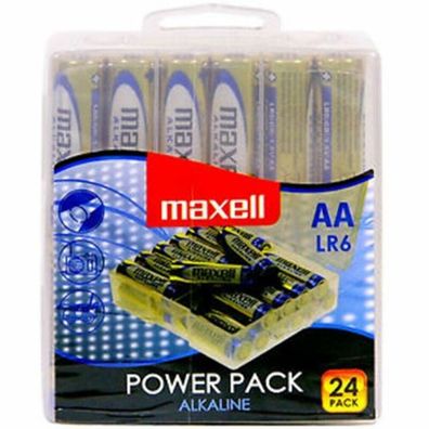 Maxell LR6 AA Mignon Alkaline Batterien (24er Powerpack)
