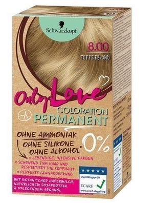Schwarzkopf Only Love 8.00 Toffeeblond Haarfarbe