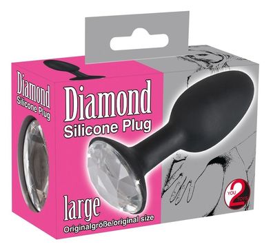 You2Toys- Butt Plug Diamond - (L, S) - Größe: S