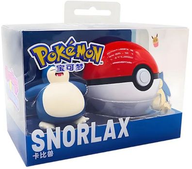 Neu! Relaxo 3D Actionfigur mit 9,5 cm Pokeball und Kleine Zubehörteilen in Box