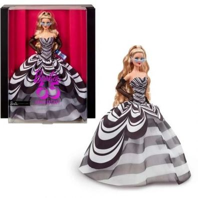 Mattel - Barbie Signature Barbie 65th Anniversary Sapphire Blond Doll - ...