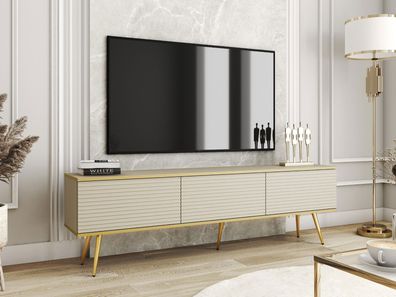 TV-Lowboard Oro II mit Füße Wohnzimmer TV-Schrank Medienmöbel Elegante Wohnzimmer M24