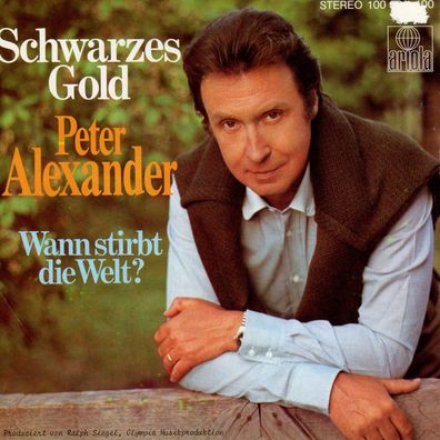7" Cover Peter Alexander - Schwarzes Gold