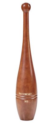 Wooden Indian Club Bell 3 kg
