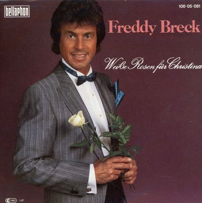 7" Cover Freddy Breck - Weiße Rosen für Christina