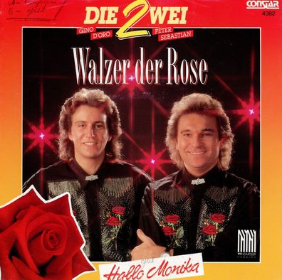 7" Cover Gino Doro & Peter Sebastian - Walzer der Rose
