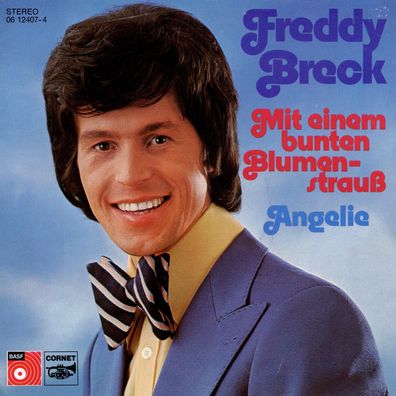 7" Cover Freddy Breck - Mit einem bunten Blumenstrauß