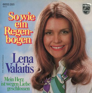 7" Cover Lena Valaitis - So wie ein Regenbogen