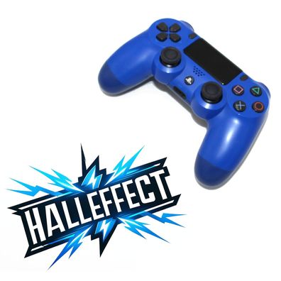 PlayStation4 PS4 DualShock 4 Wireless Controller Blau mit Halleffekt Analog Sticks...