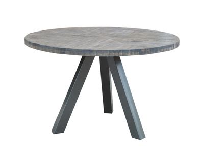 TISCHE & BÄNKE Tisch 120x120 Mango Grau