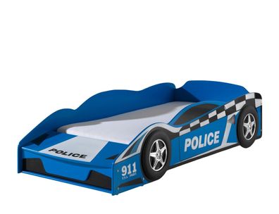 Bett Einzelbett Polizeiautobett MDF 70x140 cm