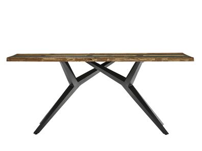 TISCHE & BÄNKE Tisch 220x100 cm Altholz Bunt