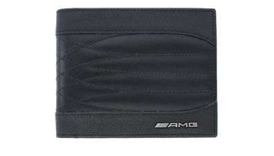 Mercedes-Benz AMG Geldbörse Geldbeutel schwarz Leder RFID Schutz B66958985