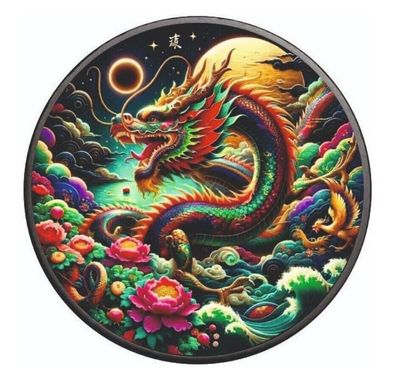 Silbermünze 1oz 2024 - Dragon of Magic - American Eagle - Antik Finish Color