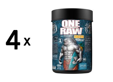 4 x Zoomad Labs One Raw Creatine (300g) Unflavoured