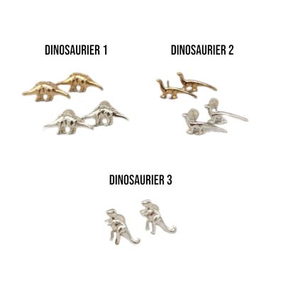 Dinosaurier Ohrstecker verschiedene Varianten und Farben