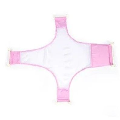 Badewannensitz Baby antirutsch kreuzförmig Unterstützung für Kleinkind Pink Farbe