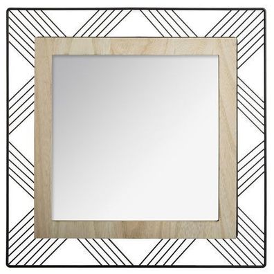 Spiegel quadratisch 45 x 45cm Badspiegel Dekospiegel Badezimmerspiegel Dekospiegel