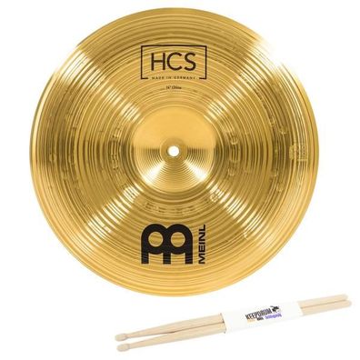 Meinl HCS China Becken 14 mit Schlagzeugstöcken