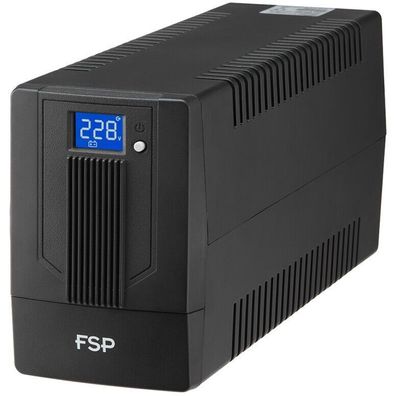 FSP iFP600 Line-interactive UPS 600VA,360W, SCHUKO * 2,12V/7AH * 1, LCD Version ,230V