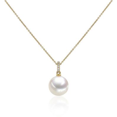 Luna-Pearls - 216.0791 - Collier - Damen - 750 Gelbgold - Akoya-Zuchtperle 8-8.5mm