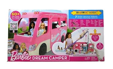 Barbie Dream Camper Van (75 cm) mit 7 Spielbereichen, inkl. Barbie Pool