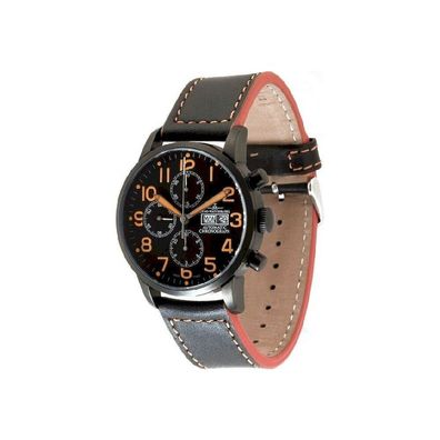 Zeno-Watch - Armbanduhr - Herren - Magellano Pilot Chrono 6069TVDD-bk-a15