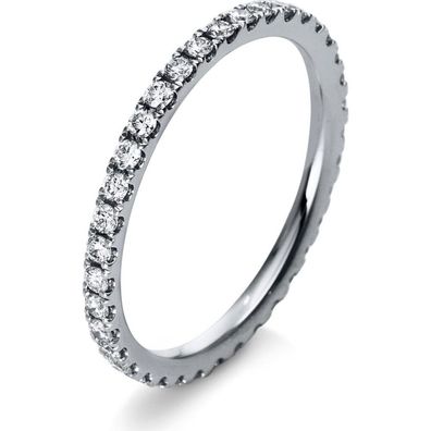 Diamantring Ring - 18K 750/ - Weissgold - 0.49 ct. - 1R903W854 - Ringweite: 54